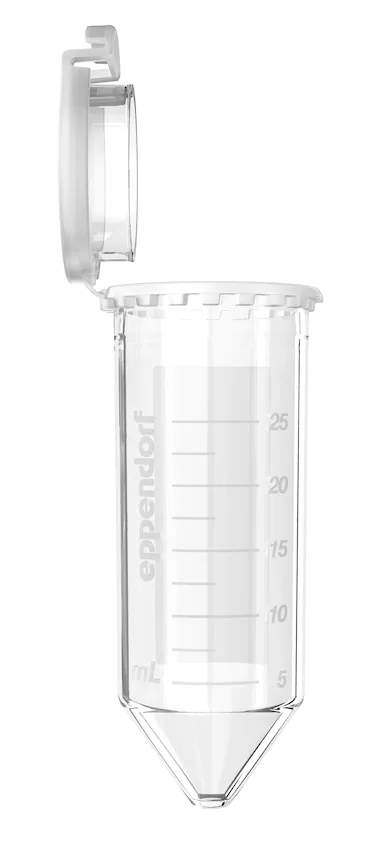 艾本德Eppendorf Conical Tubes 25 mL 帶鎖扣蓋 SnapTec?, 25 mL, 啟動套裝，4  個單離心管架，6  個轉(zhuǎn)子適配器，轉(zhuǎn)子孔可容納 50  mL 錐形管, P
